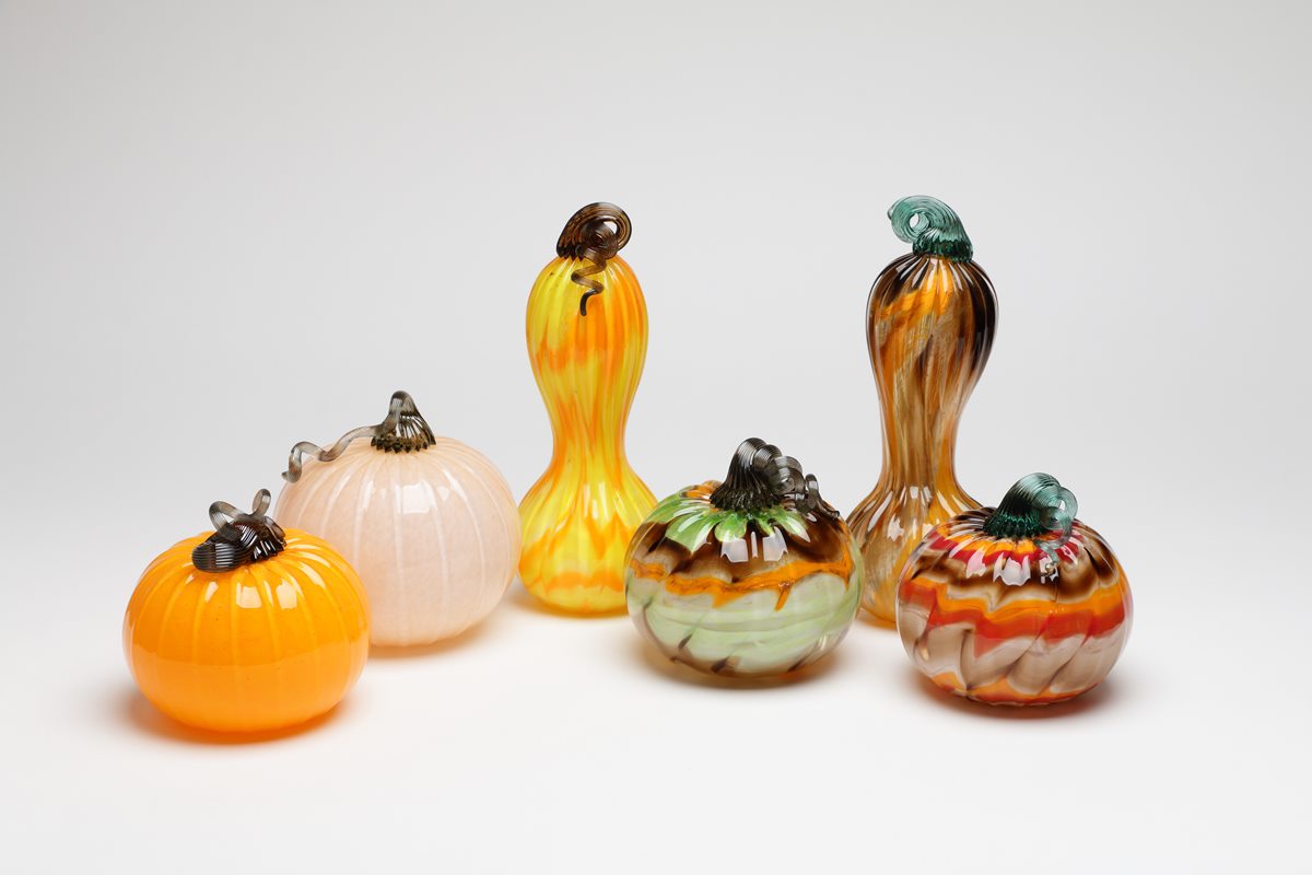 Pumpkins and Gourds - Hudson Glass